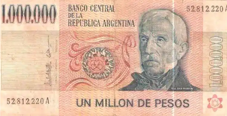 Peso Argentina Currency Bill
